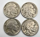Lot of 20 1936 S Buffalo Nickel Average VF/XF Half Roll Type Coin Free Ship!