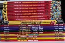 LOTTO DI FUMETTI SIMPSONS COMICS - 3 COLLEZIONI COMPLETE 