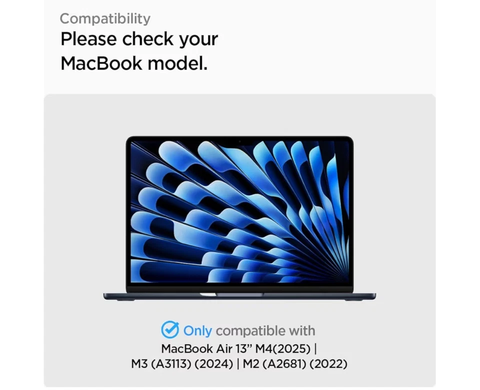 Spigen Privacy Screen Protector [SafeView] For Macbook Air 13.6/14 in M4 M3 M2 - Image 2 of 4