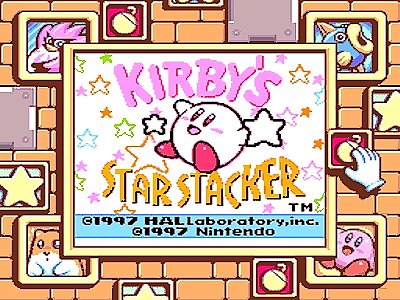 Kirby's Star Stacker (Nintendo Game Boy, 1997)
