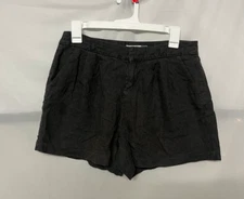 Old Navy Womens Size 2 Linen Blend Dark Gray Shorts 