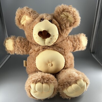 Xavier Roberts 1983 1984 Furskins Bear Large Plush Toy Cabbage