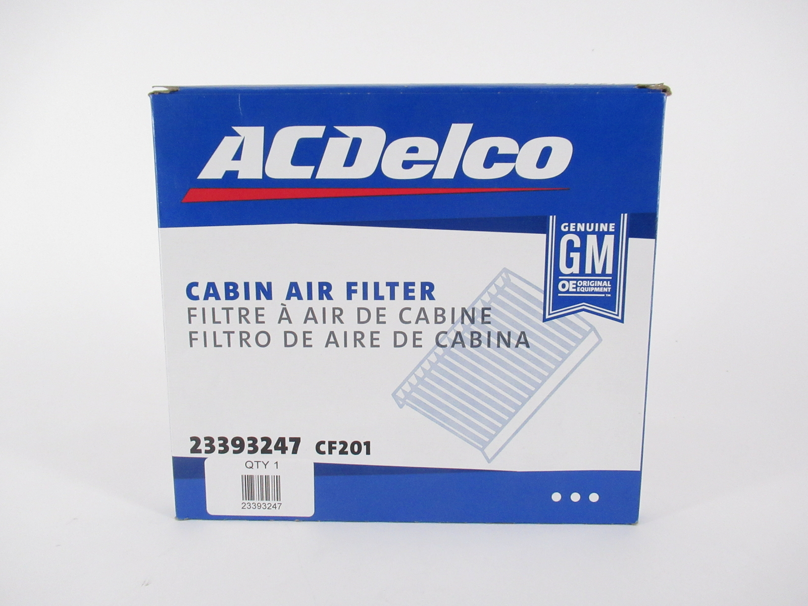 Genuine OEM GM Chevy Cadillac 23393247 Cabin Air Filter 15-20  