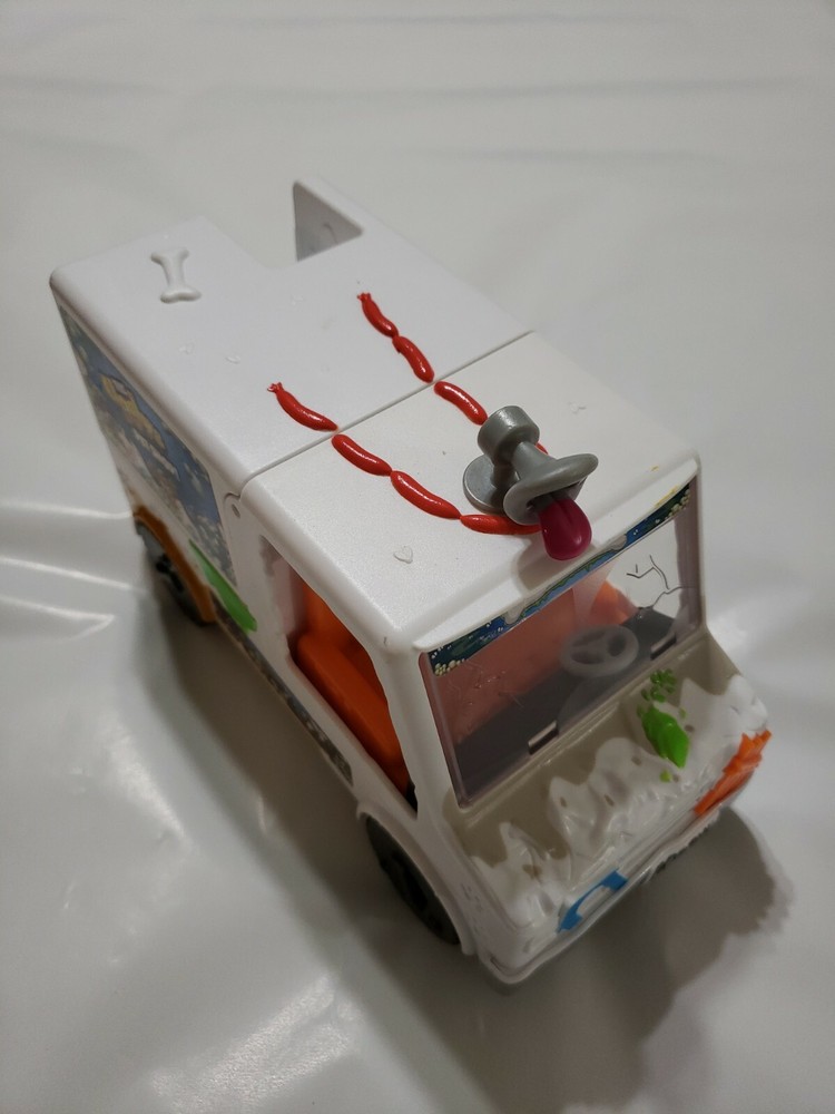 The Ugglys Pet Shop Van Gross Sounds Toy Figures Moose Truck White Orange WORKS