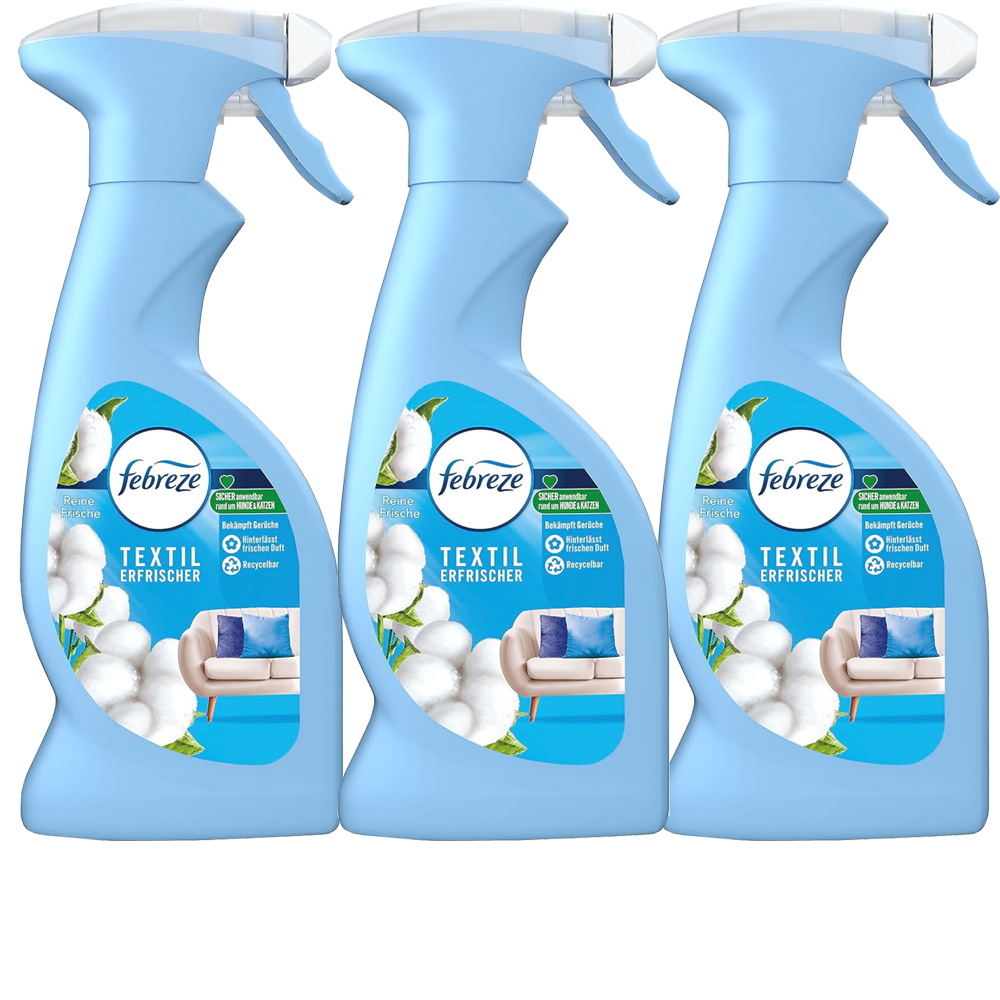 3 x Febreze Textilerfrischer Reine Frische 385 ml