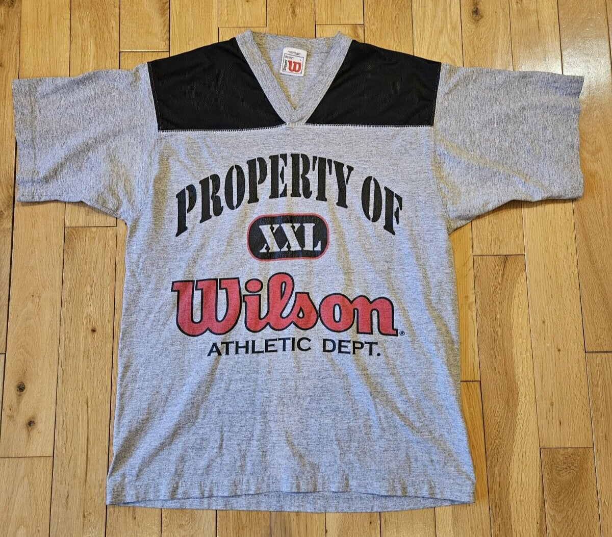 Vintage 1990's PROPERTY OF WILSON ATHLETIC DEPT. XXL Sports Top