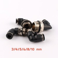 3/4/5/6/8/10 mm Pneumatic Push In Fitting Air Water Pipe - 90� Male Elbow Stud