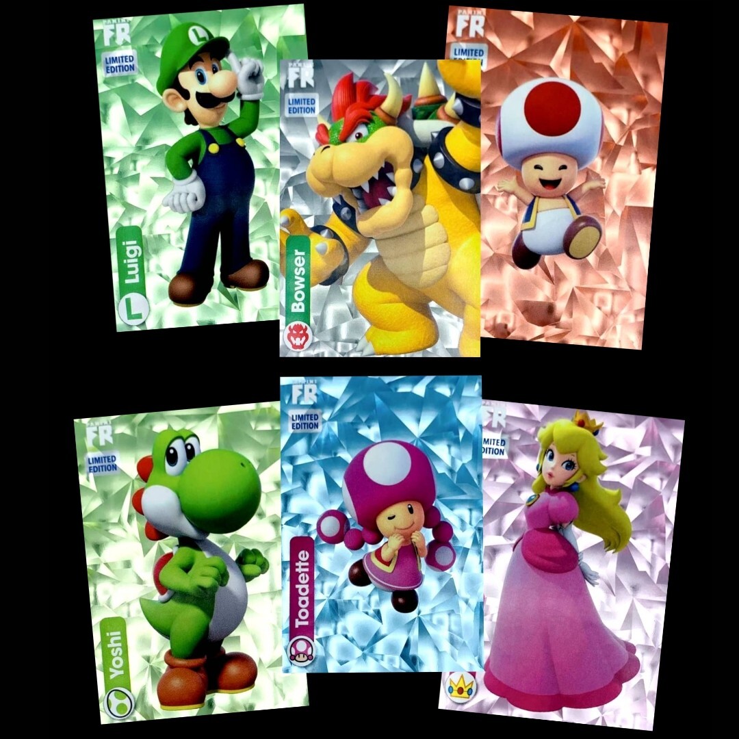 Panini Super Mario LIMITED EDITION Trading Cards 2022 GoTraxx