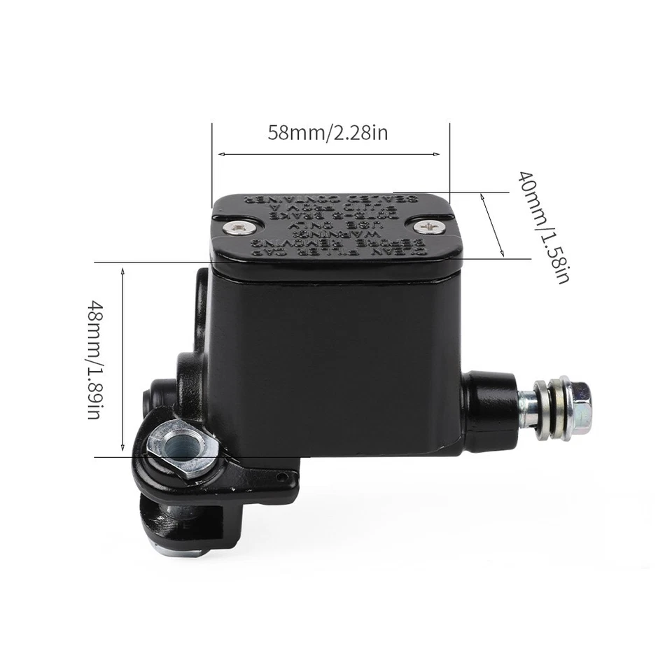 7/8” 22mm Brake Master Cylinder Pump For DUCATI Hypermotard Hyperstrada 821 939 - Image 4 of 4