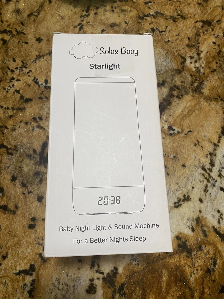 Máquina de som solar para bebês e luz noturna de descanso no tempo para subir com temporizador - Imagem 3 de 4