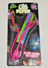 Pink LED Flyer Flying Toy Battery Included. Flies Over 30 Feet Toy  Hobbies