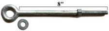 Eye Bolts 2.5" to 12" Drop Forged Hot-Dipped Galvanized Steel Eyebolts