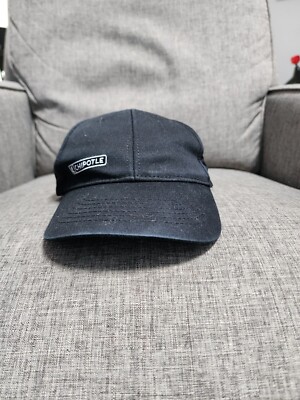 Rare Vintage Chipotle Fast Food Worker Casual restaurant Employee Hat Cap