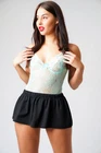 Ladies Just Short Rara Micro Skirt High Waist Soft Plain Black Novelty Clubwear