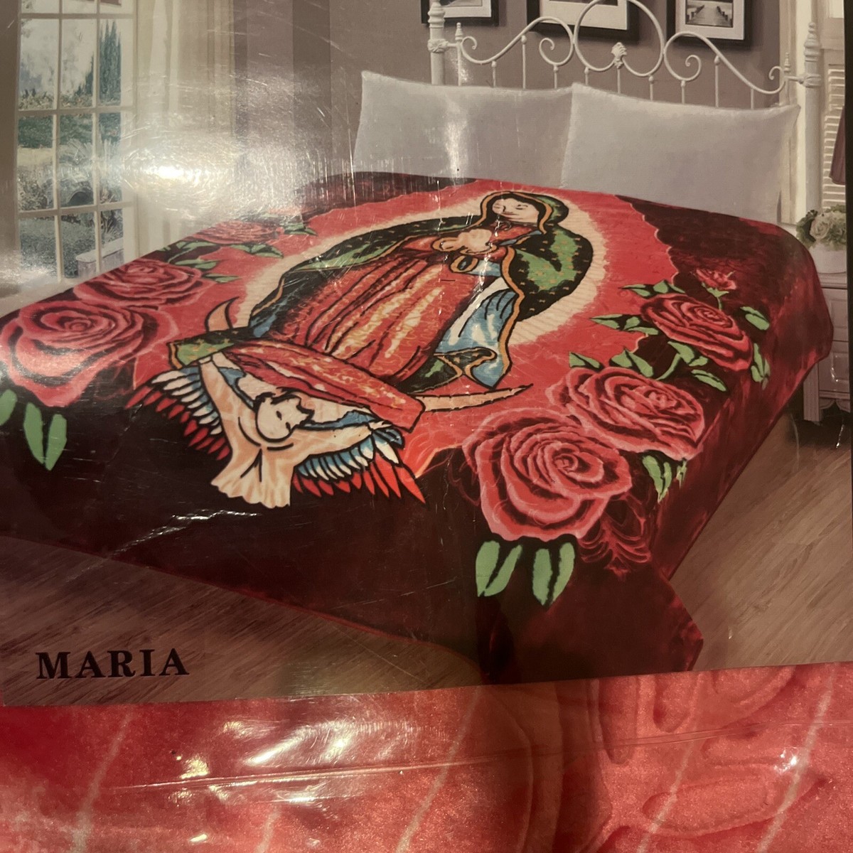 Maria Virgin Mary Super Soft Blanket Queen Size 200x240cm