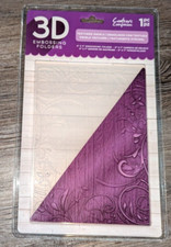 Gemini Crafter's Companion TEXTURED SWIRLS papercraft 3D embossing folder NEW