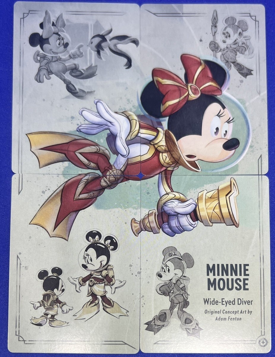 Disney Lorcana Rise Of Floodborn Minnie Mouse Puzzle Complete 4