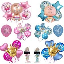 Baby Shower Balloons 16" Oh Baby It's a Boy/Girl Foil Letter Balloon Party Decor
