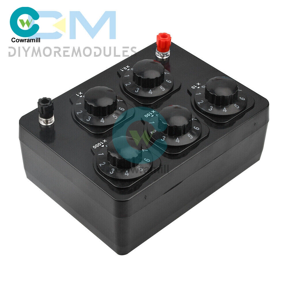 0-9999.9Ohm Variable Resistance Box Decade Resistor For Physical Resistance Box