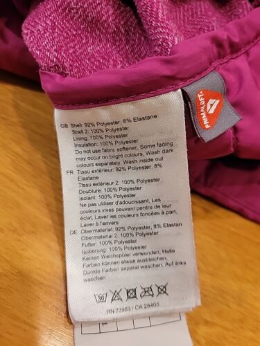 Helly Hansen Astra Herringbone Primaloft Lt Weight Jacket Size S Highneck Preppy - Picture 12 of 14