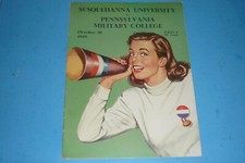 SUSQUEHANNA vs PMC COLLEGE FOOTBALL PROGRAM - AMOS ALONZO STAGG - 10/30/48