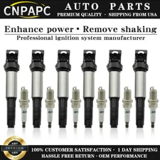 CNPAPC Ignition Coil UF515 Spark Plug For BMW 323 325 328 330 335 525 530i X5 Z4