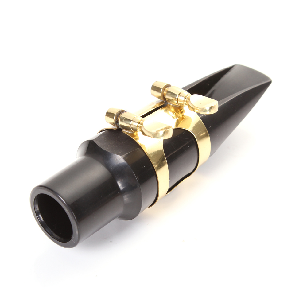 Alto Sax Saxophone Mouthpiece + Cap Cork Grease Buckle Reed Case Cleaning Brush