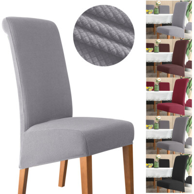 XL Stuhlbezug Stretch Großes Esszimmer Stuhl Protector Universal Stuhlhussen DHL