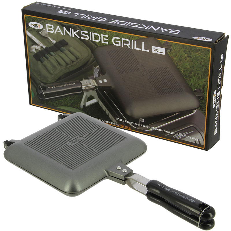 NGT Toastie Maker XL Carp Fishing Bankside Cooking Camping Sandwich toaster