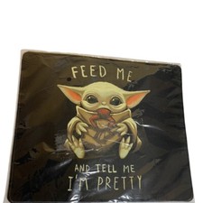 Star Wars Baby Yoda Mouse Pad. 7 1/2 X 8 1/2 In