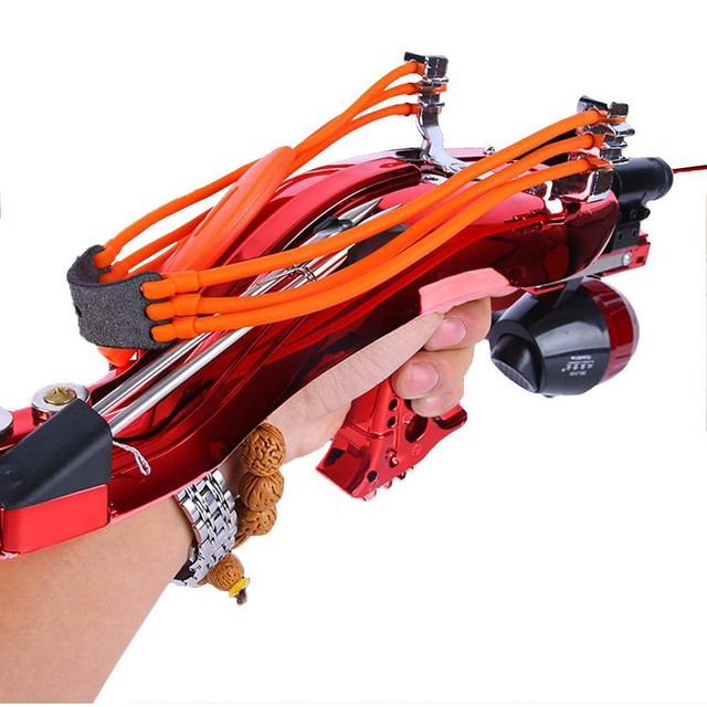 Fishing Slingshot Kit Professional Laser Catapult Bow Bowfishing Darts