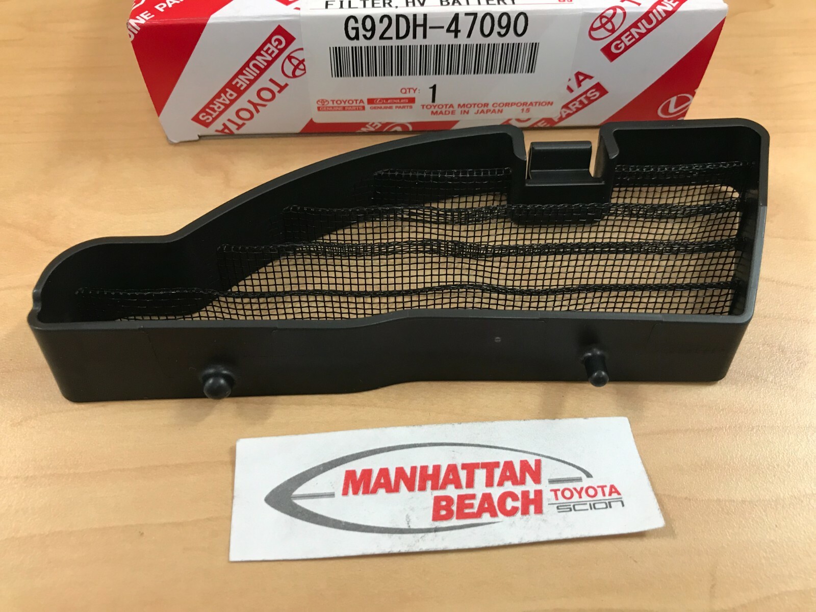 2018 PRIUS V HV BATTERY COOLING AIR INTAKE FILTER SCREEN GENUINE TOYOTA