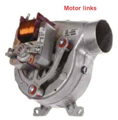 Abgasventilator 45W links Abzugventelator Gebläse BERETTA/VOKERA IMMERGAS RIELLO