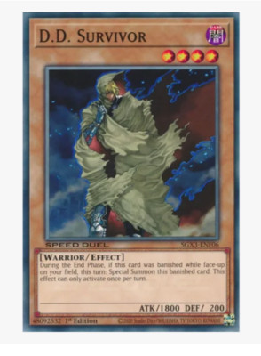 x3 D.D. Survivor SGX3-ENF06 Common YuGiOh