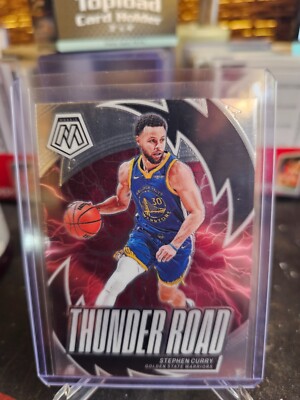 2023-24 Panini Mosaic Stephen Curry #13 Thunder Road Insert