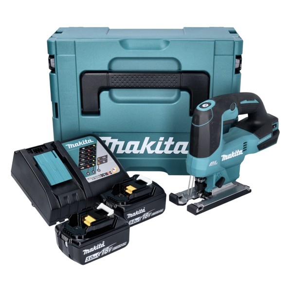 Makita Djv 184 Rtj Pendelhub StichsäGe 18 V + 2X Akku 5 Ah + LadegeräT + Makpac-image