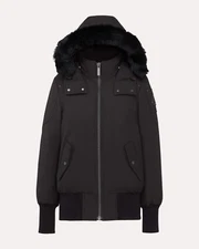 Moose Knuckles: YUKON LADIES BOMBER - Medium Black (M33LB041O) AUTHENTIC