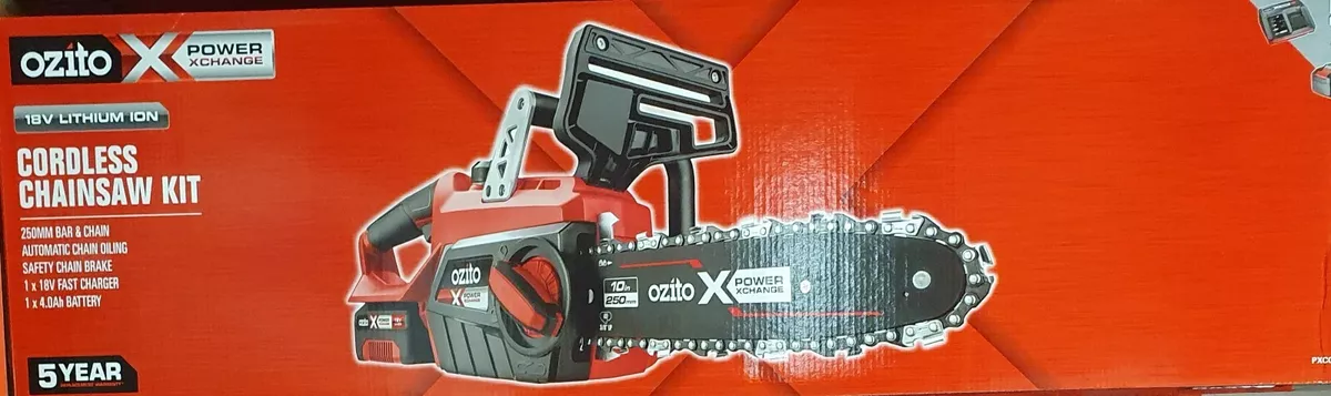 Ozito cordless chainsaw kit outlet