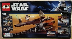 Lego Star Wars 7959 Geonosian Starfighter with all figures, instructions and original box