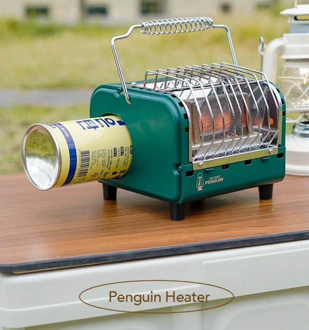 THE FIRST PENGUIN] Butane Gas Mini Heater Camping Portable Fishin Outdoor -  DHL | eBay