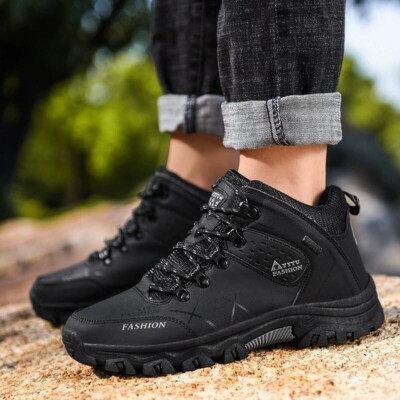 Neu Mode Herren Wasserdicht Stiefeletten Outdoor  Wanderschuhe Boots