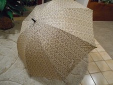 BEBE Umbrella LARGE 50" DIAMETER Brown Logo