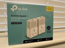 TP-Link TL-PA7010P Av1000 Gigabit Passthrough Powerline Adapter Kit