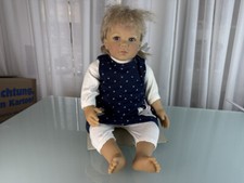 Künstlerpuppe Sammler Doris Stannat Vinyl Puppe 60 cm. Top Zustand