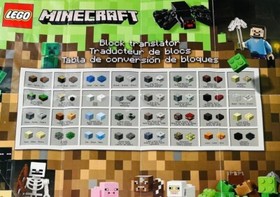 INSTRUCTIONS / Manuals / ONLY #21116  #1, 21116  #2, 21119 Lego MINECRAFT Poster