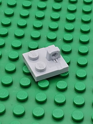 LEGO  8x Hinge Scharnier Platte Brick 2x2 - 92582 - Hellgrau Light Bluish Gray