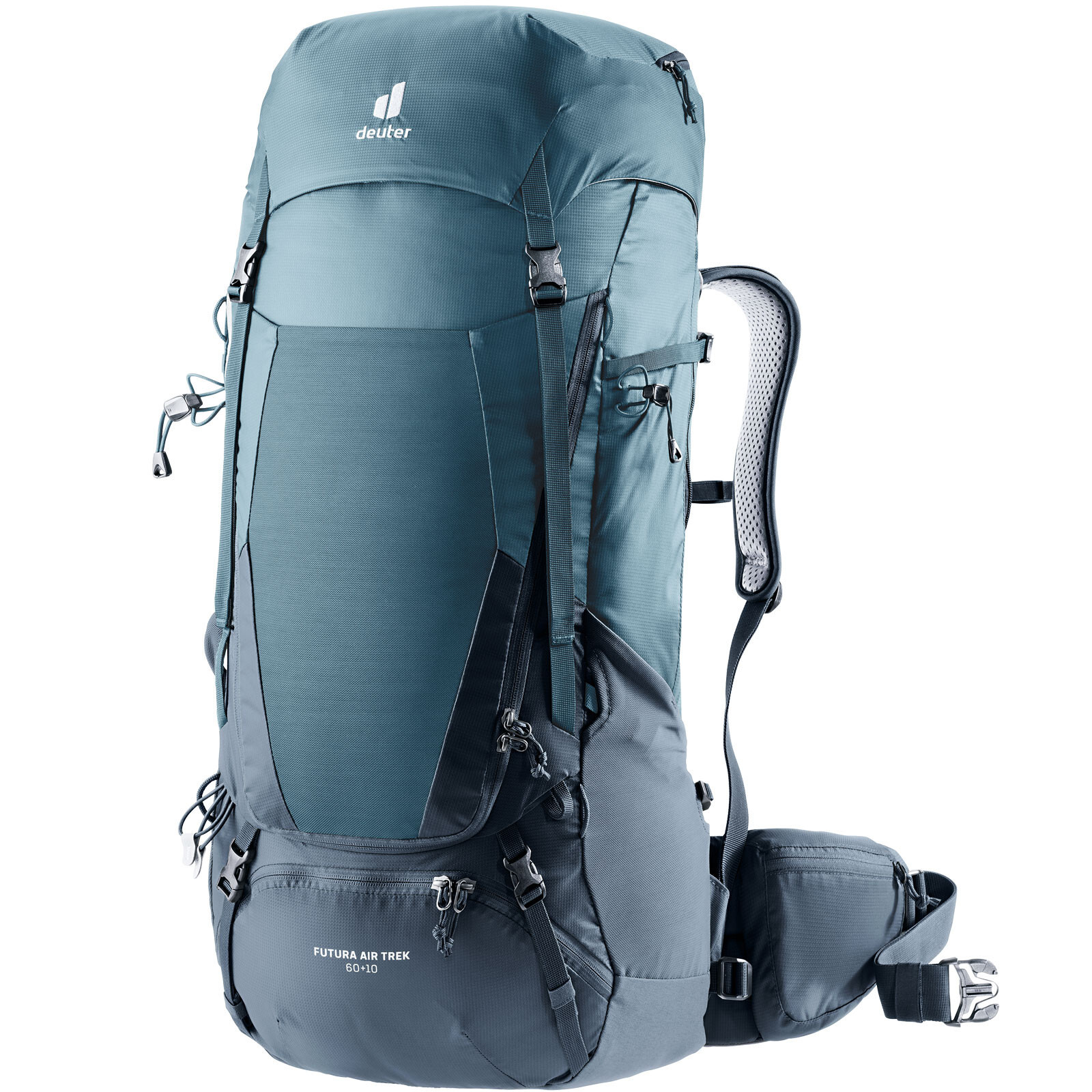 Deuter Futura Air Trek 60+10 Litros Mochila de Senderismo Mochila Azul