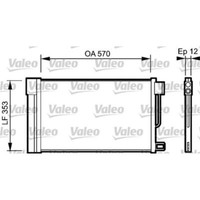 Valeo Kondensator Klimaanlage FüR Opel Corsa D S07 Fiat Grande Punto 199_
