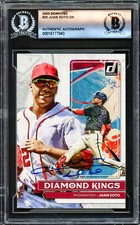 Juan Soto Autographed 2022 Donruss Diamond Kings Card Yankees Beckett #16177843