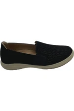 Earth Origins Leather Slip-On Casual Sneakers Elin Black